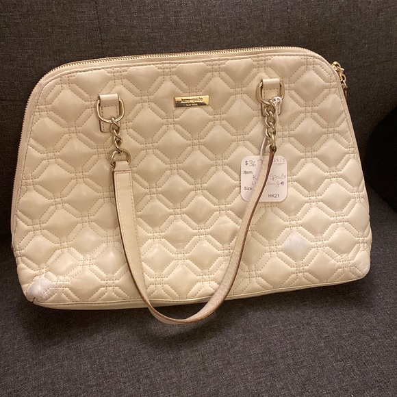 kate spade Bags Kate Spade New York Cream Quilted Bag Poshmark